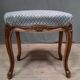 Louis XV style pouf velvet cover