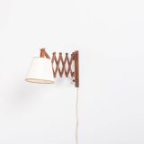 Scandinavian design scissors wall lamp, 1960’s
