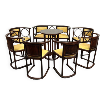Fledermaus seating group by Josef Hoffmann for Jacob Josef Kohn