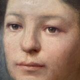 Portrait d’une jeune femme, signé H Mouthier (1880-1975)et daté 1907