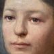 Portrait of a young woman, signed H Mouthier (1880-1975) and dated 1907