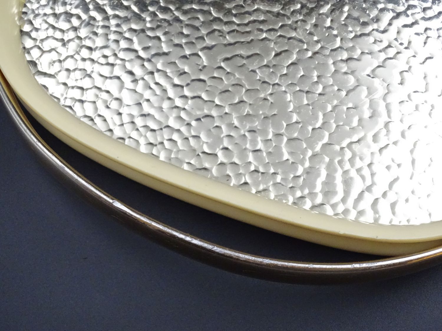 1970s Plateau - Silver Italian Design - Medium Size - So Vintage