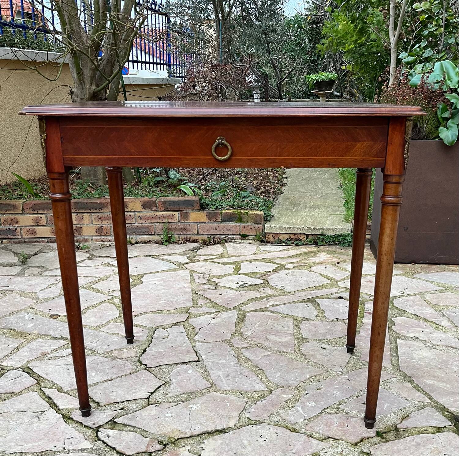 Old wooden desk