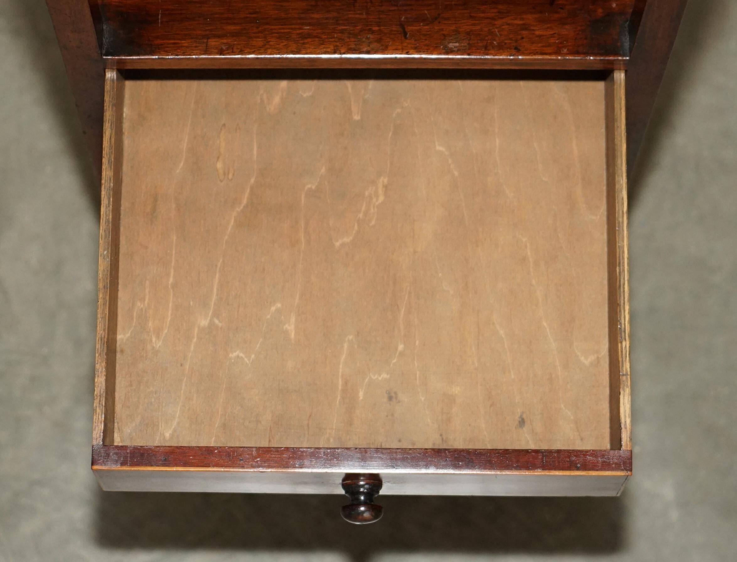 Georgian hardwood washstand with J & MP Bell ceramic bowl.