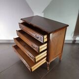 Louis XV style four-drawer chest of drawers