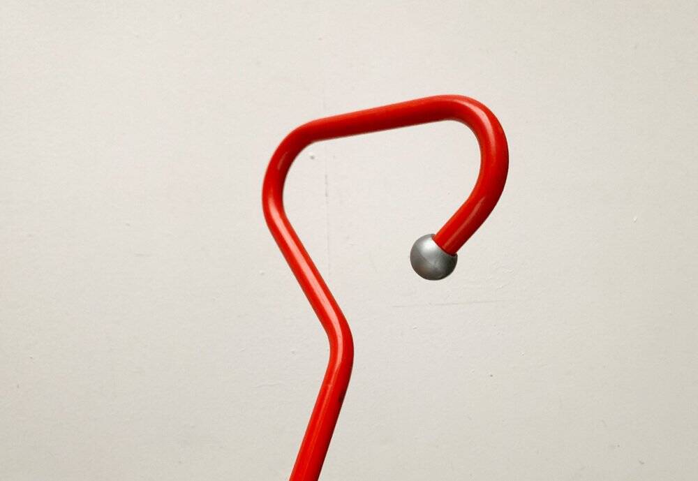 Postmodern Italian folding stool Ulisse by Ivan Loss for Sandrigarden, 1980s.