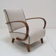 Armchair and Tabouret by Jindrich Halabala, 1950's.