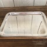 Small tray New silver metal
