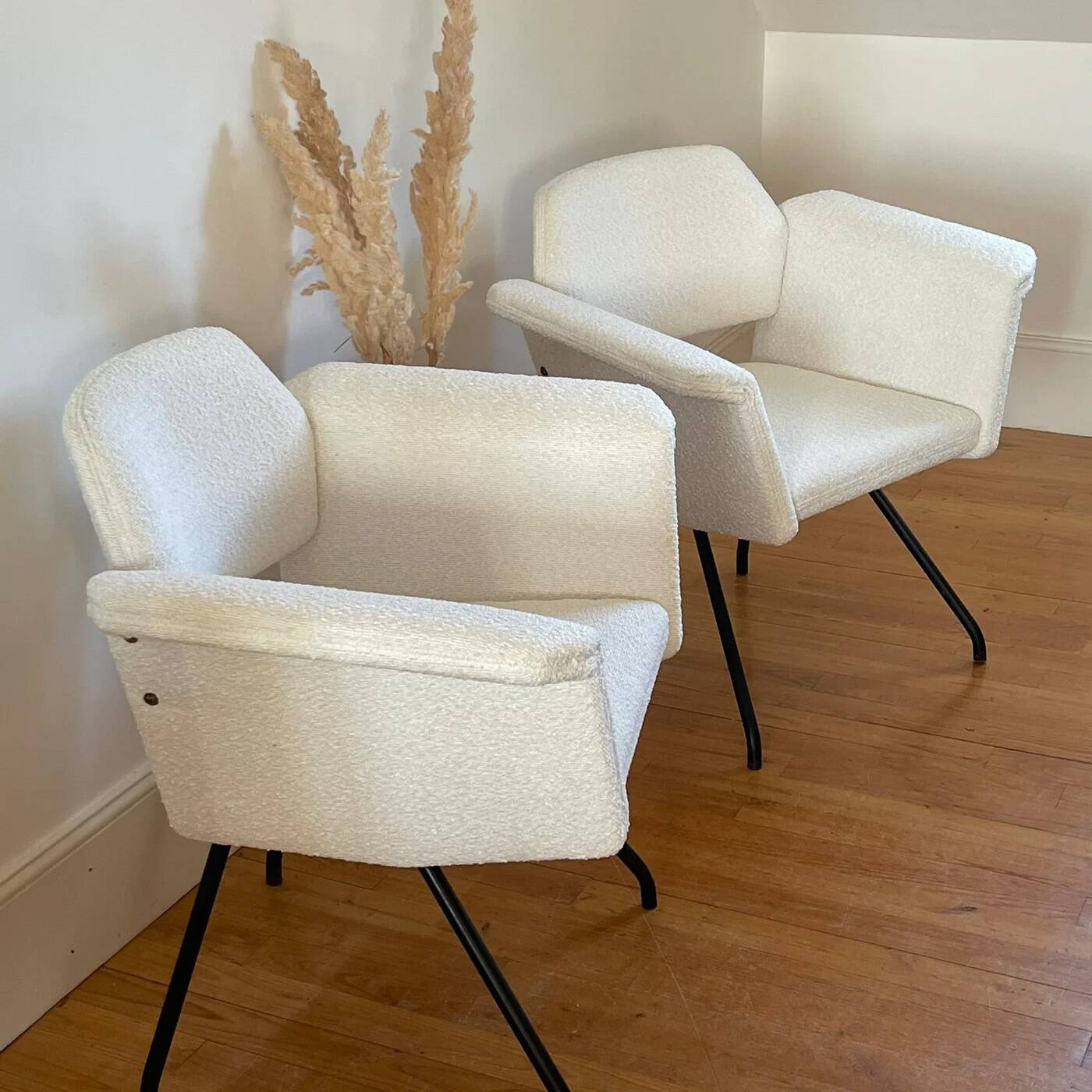 Vintage design armchair by Joseph André Motte for Steiner