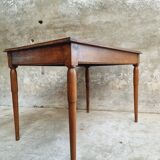 Antique table oak dining table 75 x 110 cm