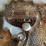 Silver metal flat