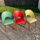 Table and its 3 vintage chairs