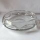 large Baccarat crystal bowl stamped centre plate salad bowl