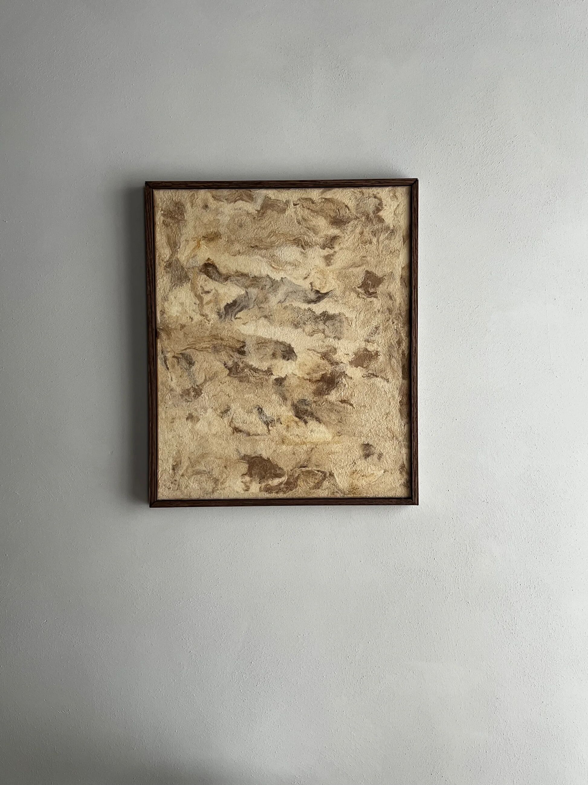 Artwork made of bark paper