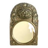 Miroir vintage cadre en laiton