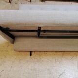 Large vintage convertible sofa bed, 70s, Czechoslovakia