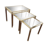 Lancel brass and scales nesting tables