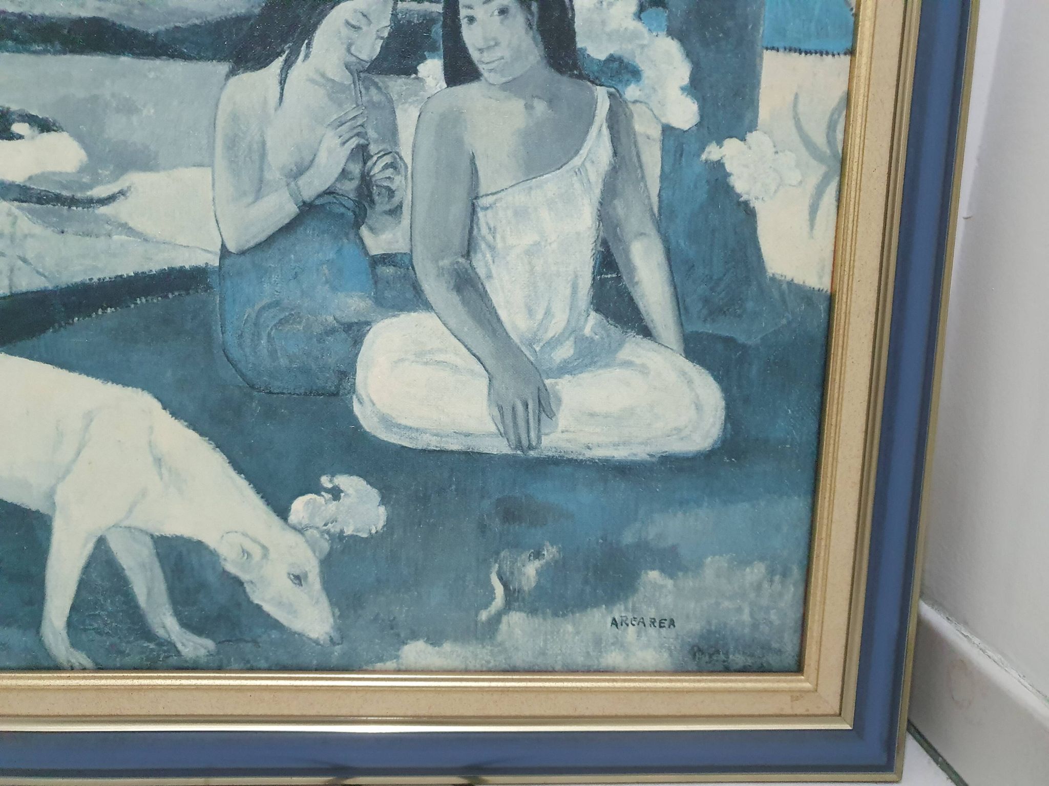Painting AREAREA by Paul Gauguin authentic reproduction on canvas - publisher Hazan
