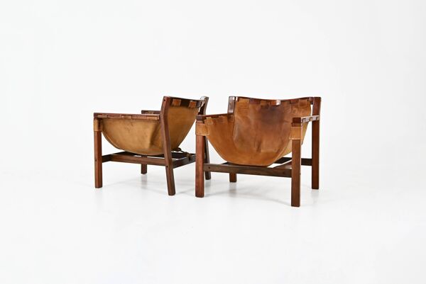 Ensemble de 2 Fauteuils Safari par Carlo Hauner pour Forma, années 1970
