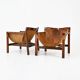 Set of 2 Safari Armchairs by Carlo Hauner for Forma, 1970s