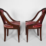 Art Deco Salon by Paul Follot in pink velvet, circa 1920