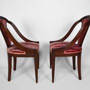 Art Deco Salon by Paul Follot in pink velvet, circa 1920