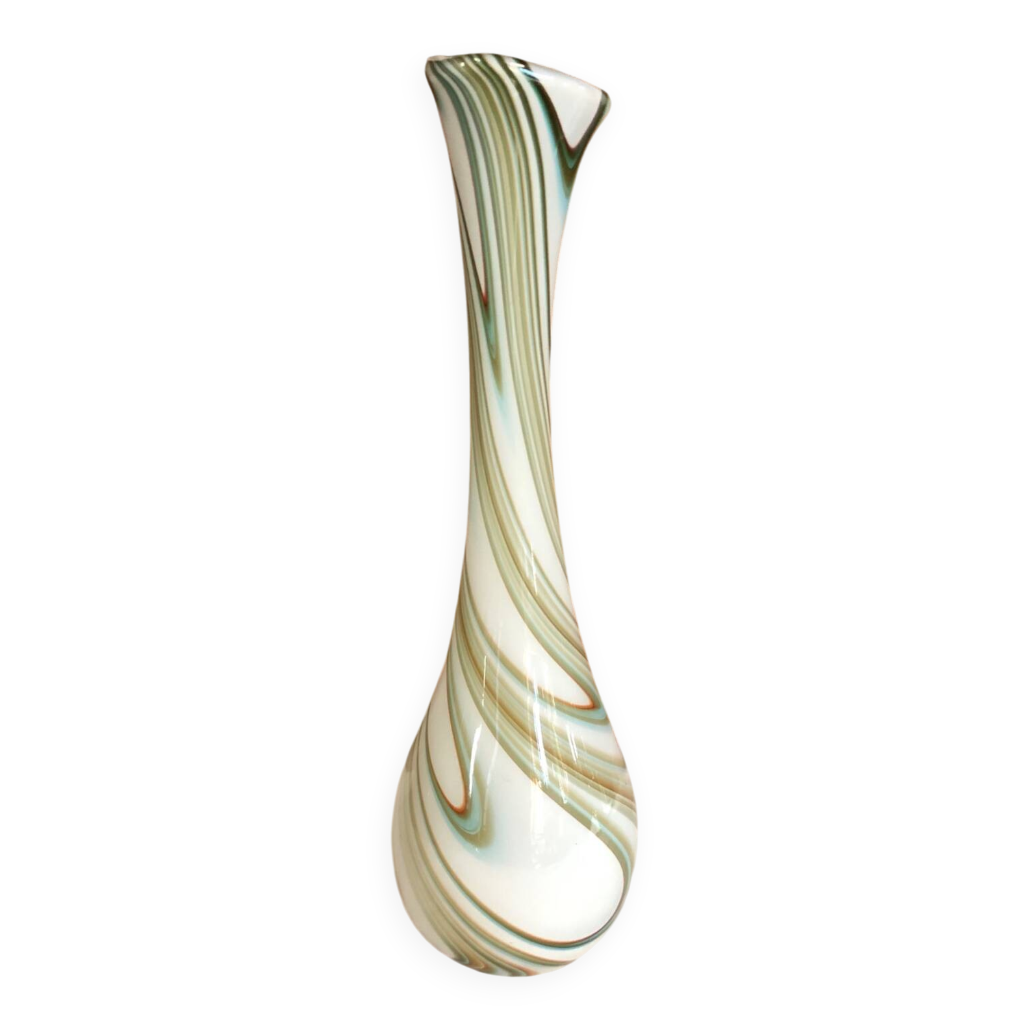 Blown glass vase 1970