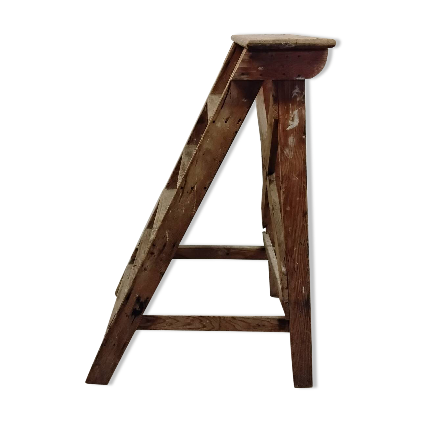 Wooden stepladder