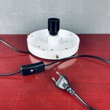 Mid-century white glass ceiling lamp, Italy, 1970s.