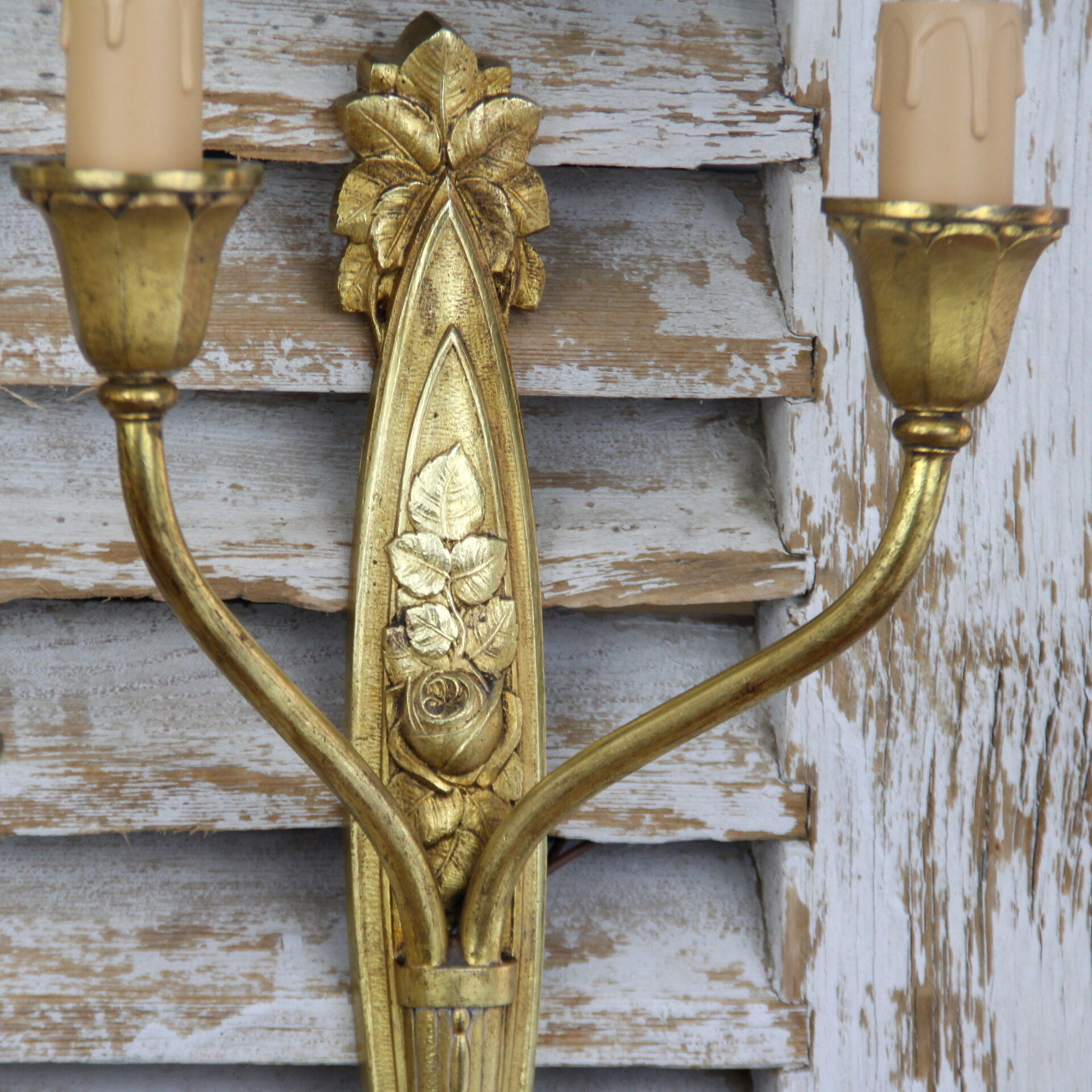 Pair of  art deco wall lamps