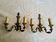 Paire d'appliques en bronze vintage