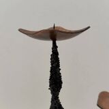 Bougeoir moderniste en métal, 1960