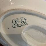 KG Luneville porcelain gravy boat