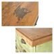 Antique goldsmith's workshop cabinet with 63 drawers (111 x 212cm x 37cm)
