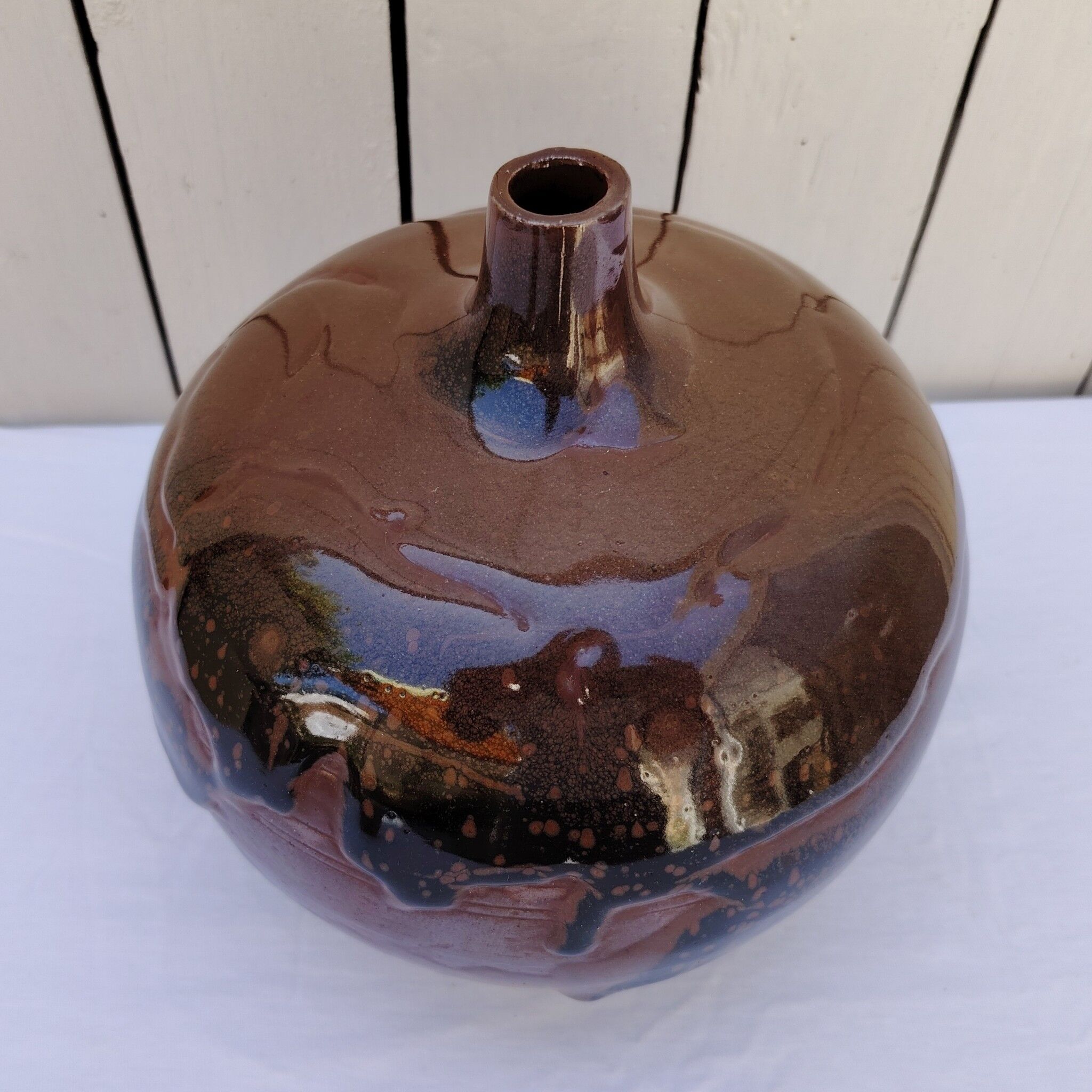 Large ceramic lamp base by Mathieu Liévois