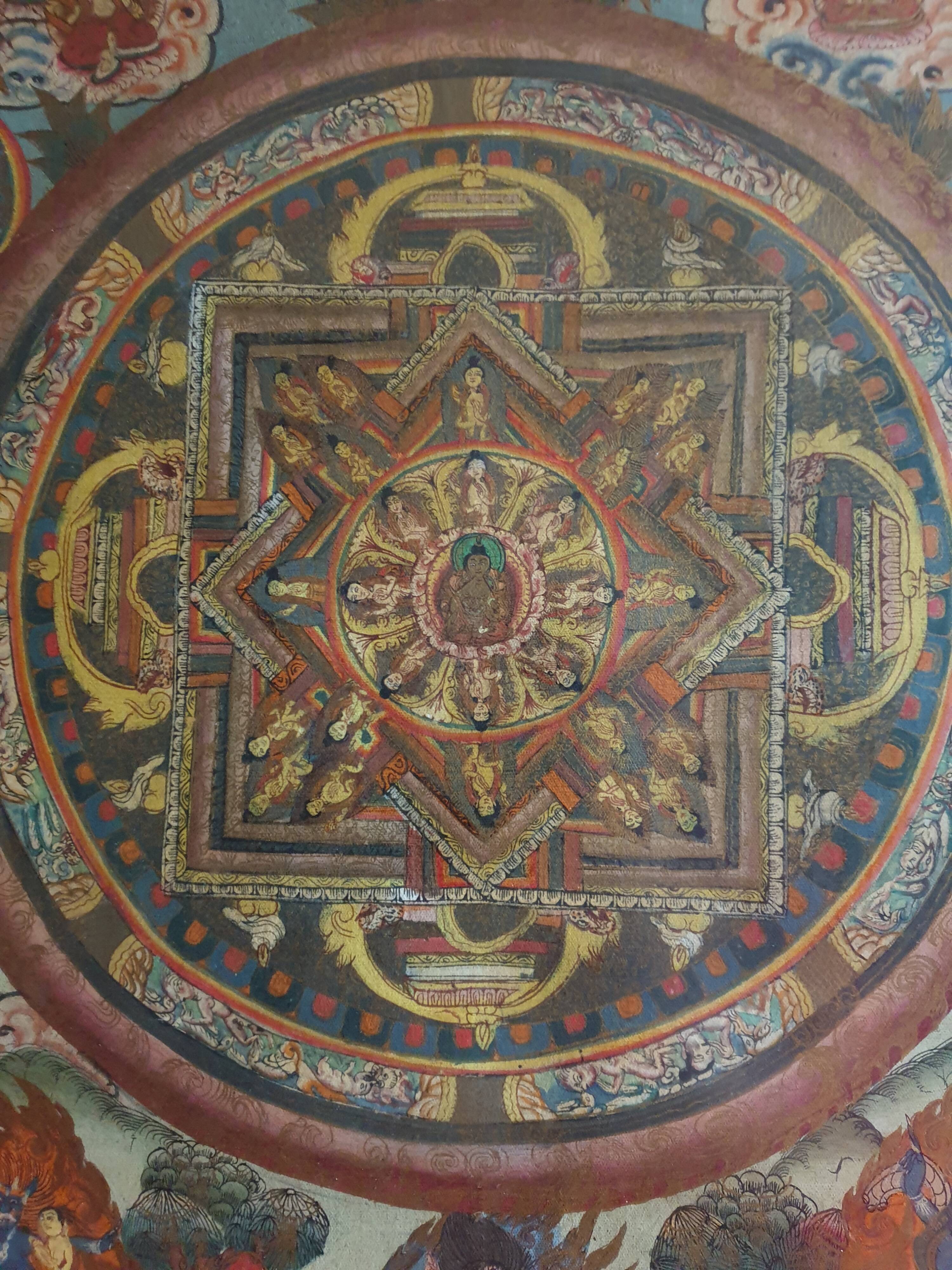 Thangka from Tibet mid-20th century