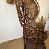 Emmanuelle peacock armchairs