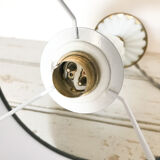 Pineapple opaline table lamp