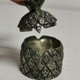 Vintage box in the shape of pineapple, royal tin