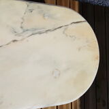 Brass and marble coffee table