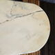 Brass and marble coffee table