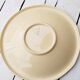 Empty pocket, flat, ceramic plate of Sarreguemines