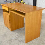 Bureau vintage en orme 1980