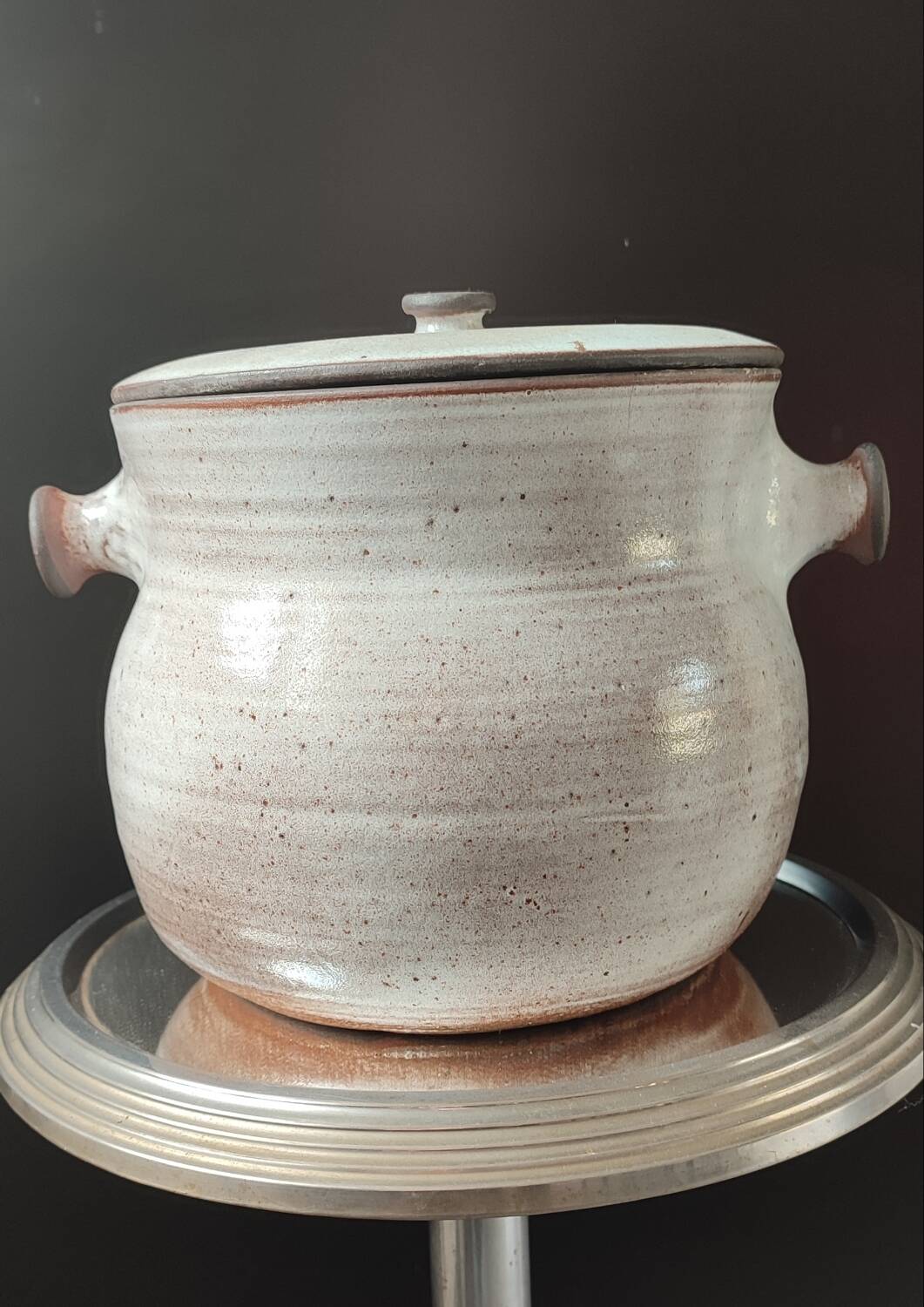 Ceramic soup pot La Hulotte, Ateliers Pierlot, Ratilly