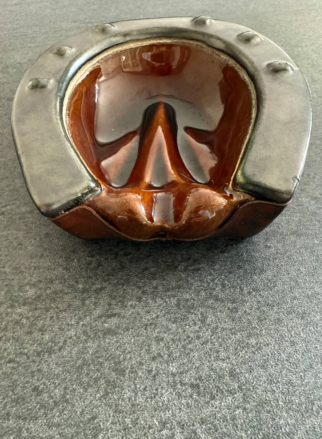 Vintage longchamp ashtray from the 1950s