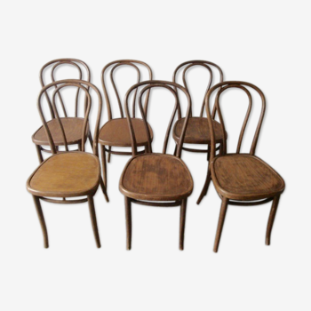 Lot de 6 chaises bistrot