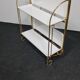 Chariot Dinett vintage en blanc