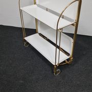 Chariot Dinett vintage en blanc