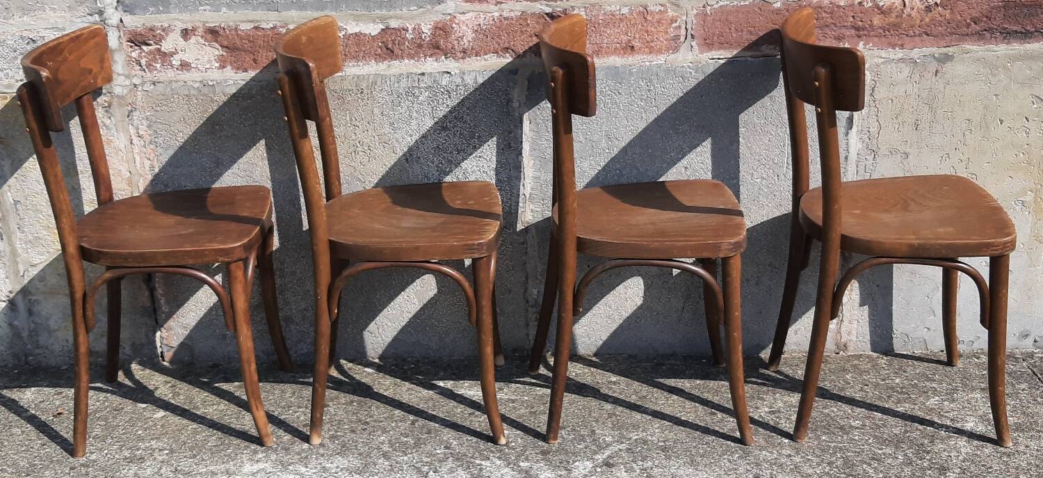 Thonet bistro chairs (set of 4)