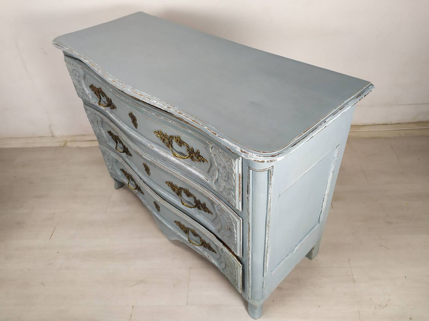 Antique patinated chest of drawers